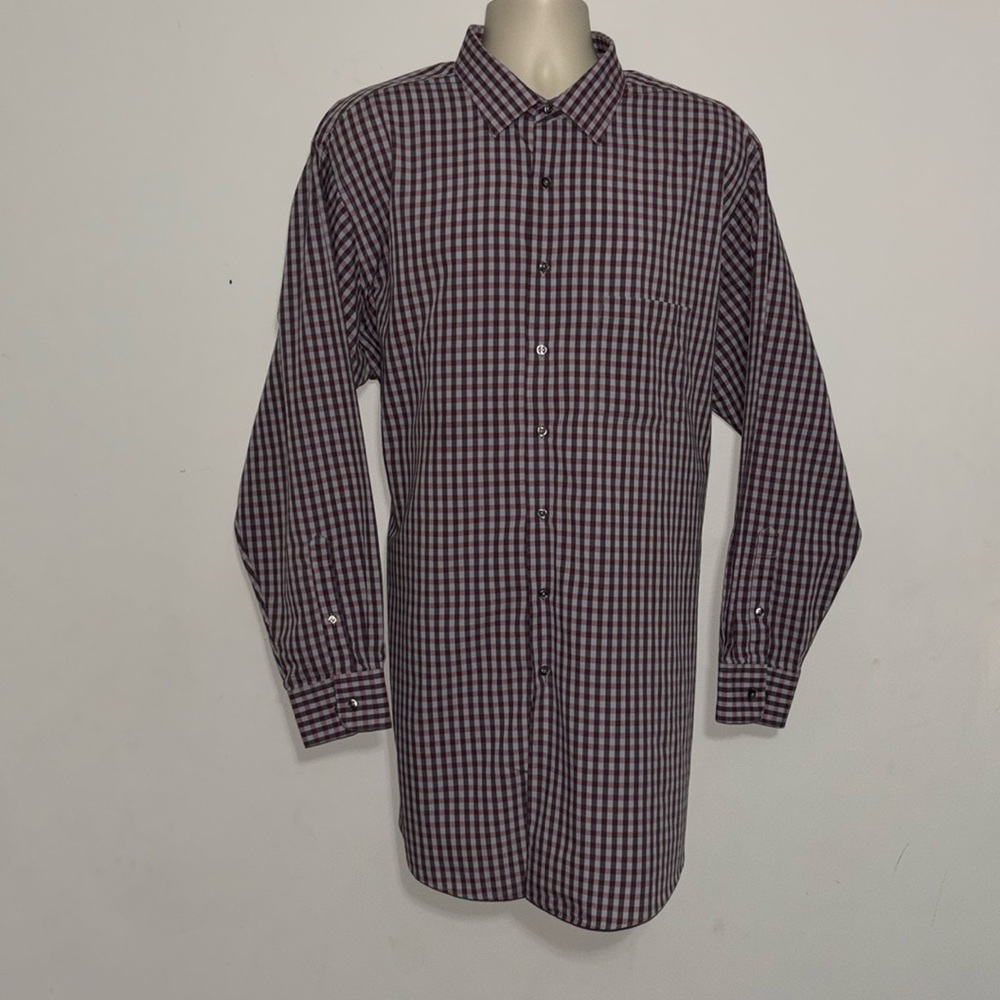 VAN HEUSEN MENS SIZE TALL 18 1/2 - 35/36 wrinkle free dress shirt